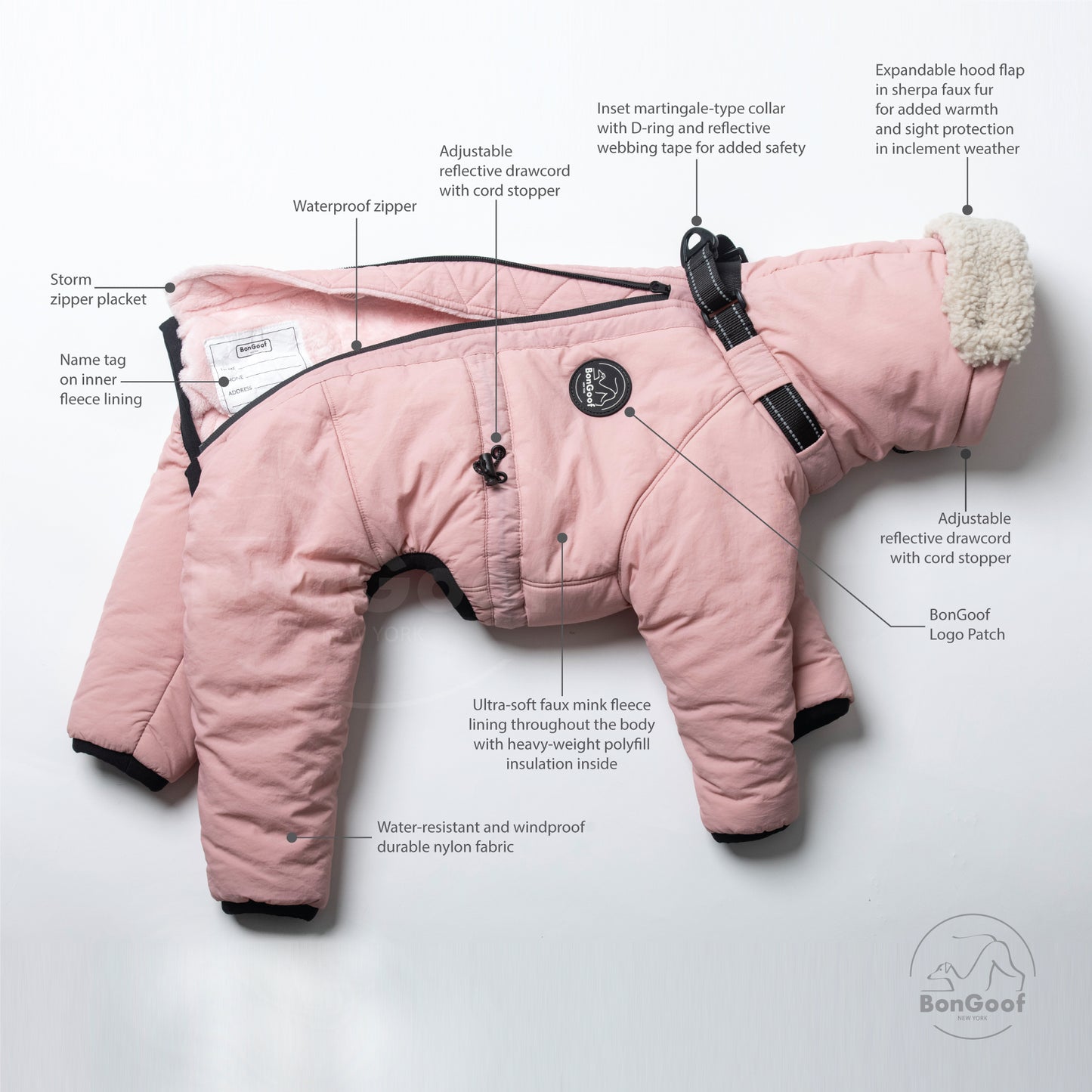ASPEN Snowsuit - Pink Pearl
