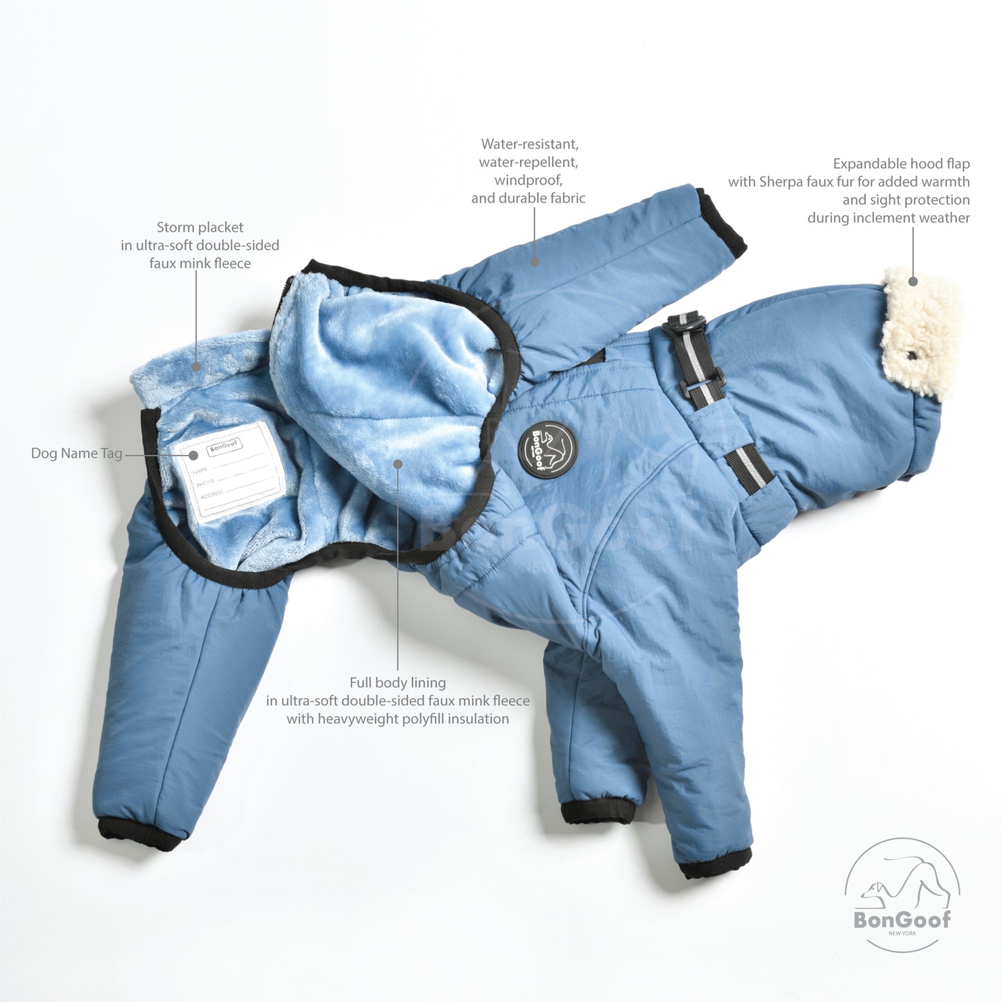ASPEN Snowsuit - Cadet Blue