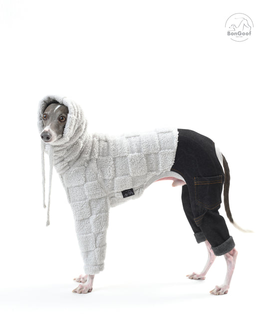 CHECKIE Onesie - Ash Cloud