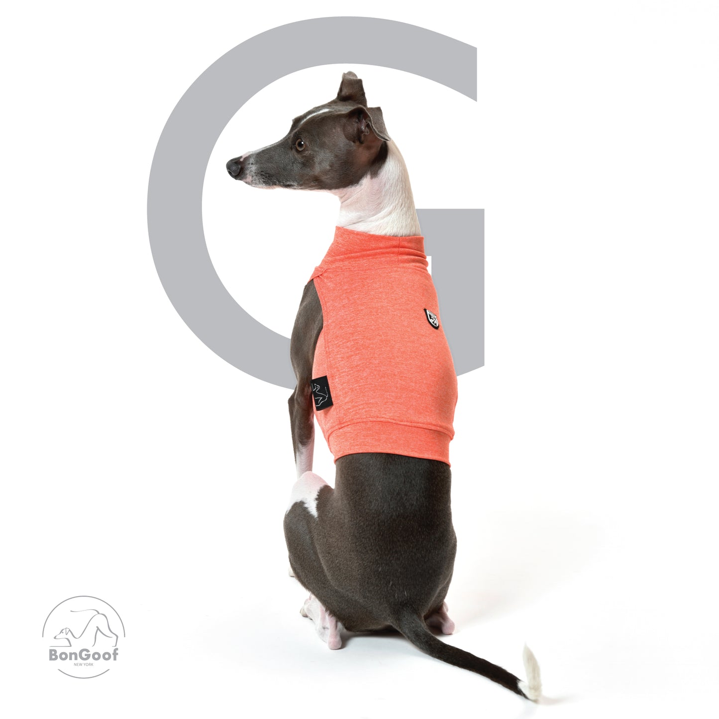 CoolPace Crop Top (Chito & UPF50) - Heather Orange